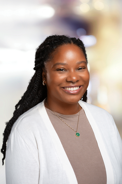 Portrait of Courtnee Thomas, Client Care Coordinator.